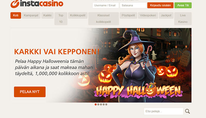 InstaCasino Casino Bonus