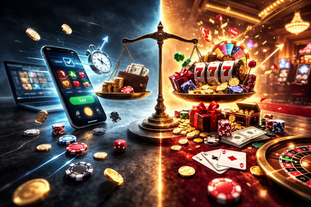 Pikakasinoiden bonustarjonta verrattuna perinteisiin kasinoihin